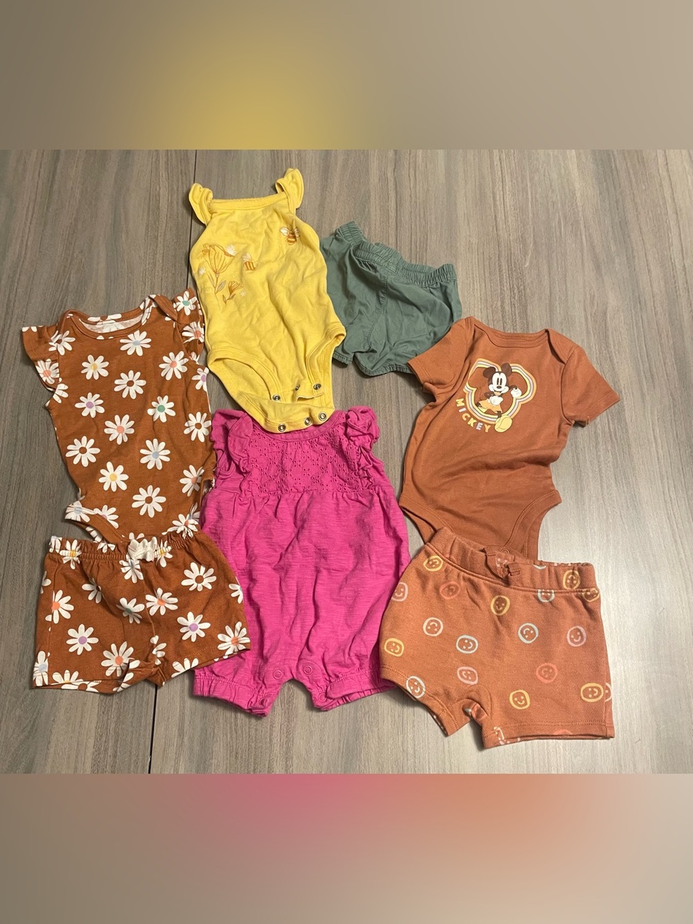 3 month Baby Girl Clothing Bundle – 7 Piece Summer Mix